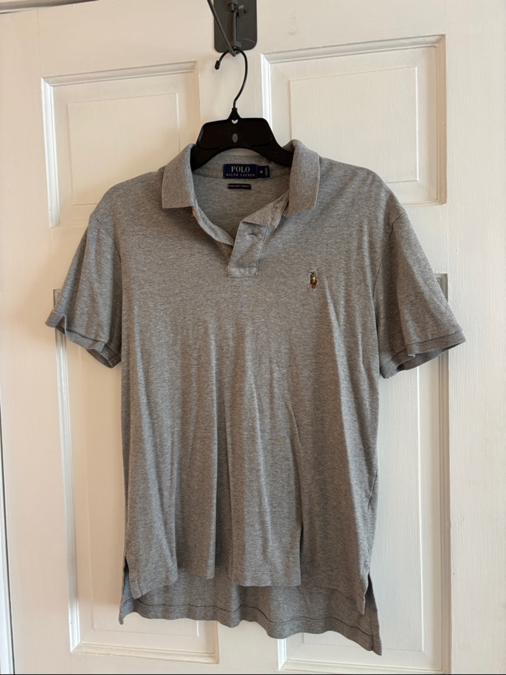 Ralph Lauren Heather Gray Short-Sleeve Polo